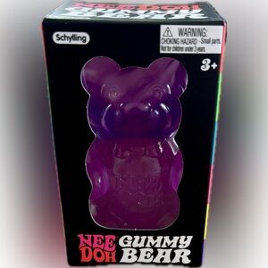 Nee Doh Gummy Bear - Purple